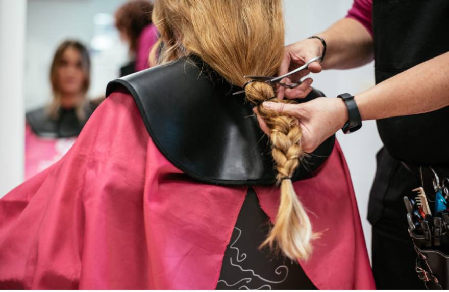 Jornada de donación de cabello en el Centro Vasco